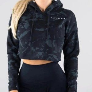 NWOT Alphalete - Cropped Hoodie - Camo